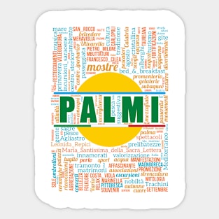 Wordart: Palmi Sticker